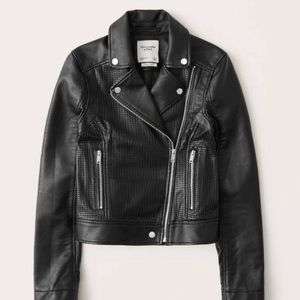 Abercrombie & Fitch Faux Leather Moto Jacket